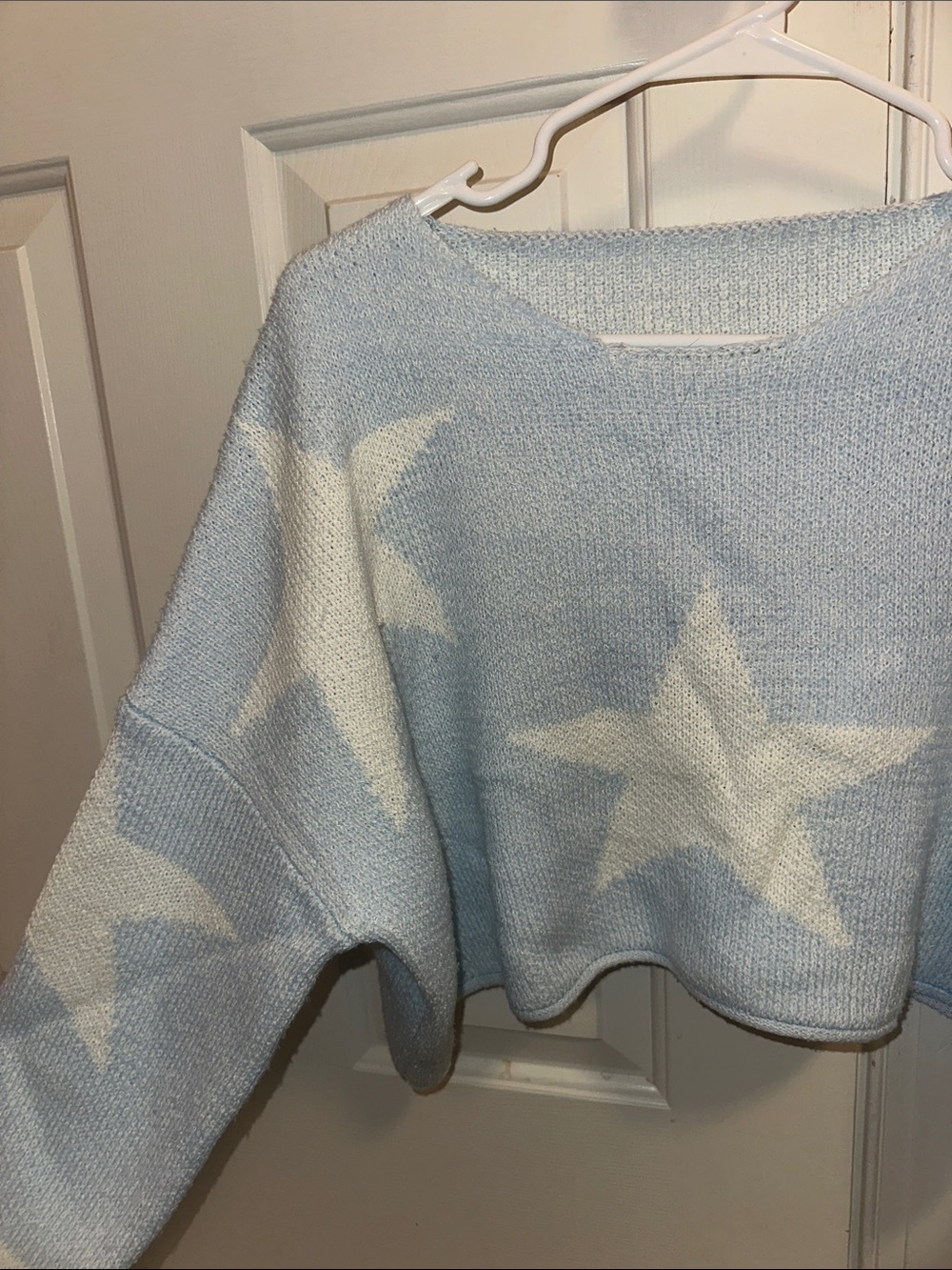 Cropped star pattern sweater - Picture 2 of 4